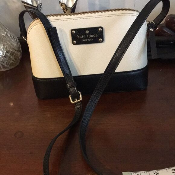 Kate Spade Black and Cream Crossbody Bag - Picture 1 of 14